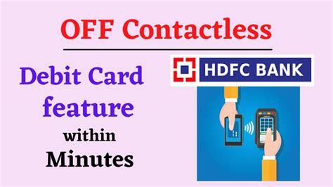 how to disable contactless card hdfc|hdfc debit card disable.